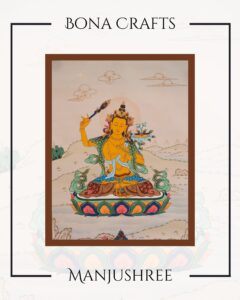 Manjushree thanka for wisdom