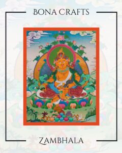 Premium Zambhala thanka painting