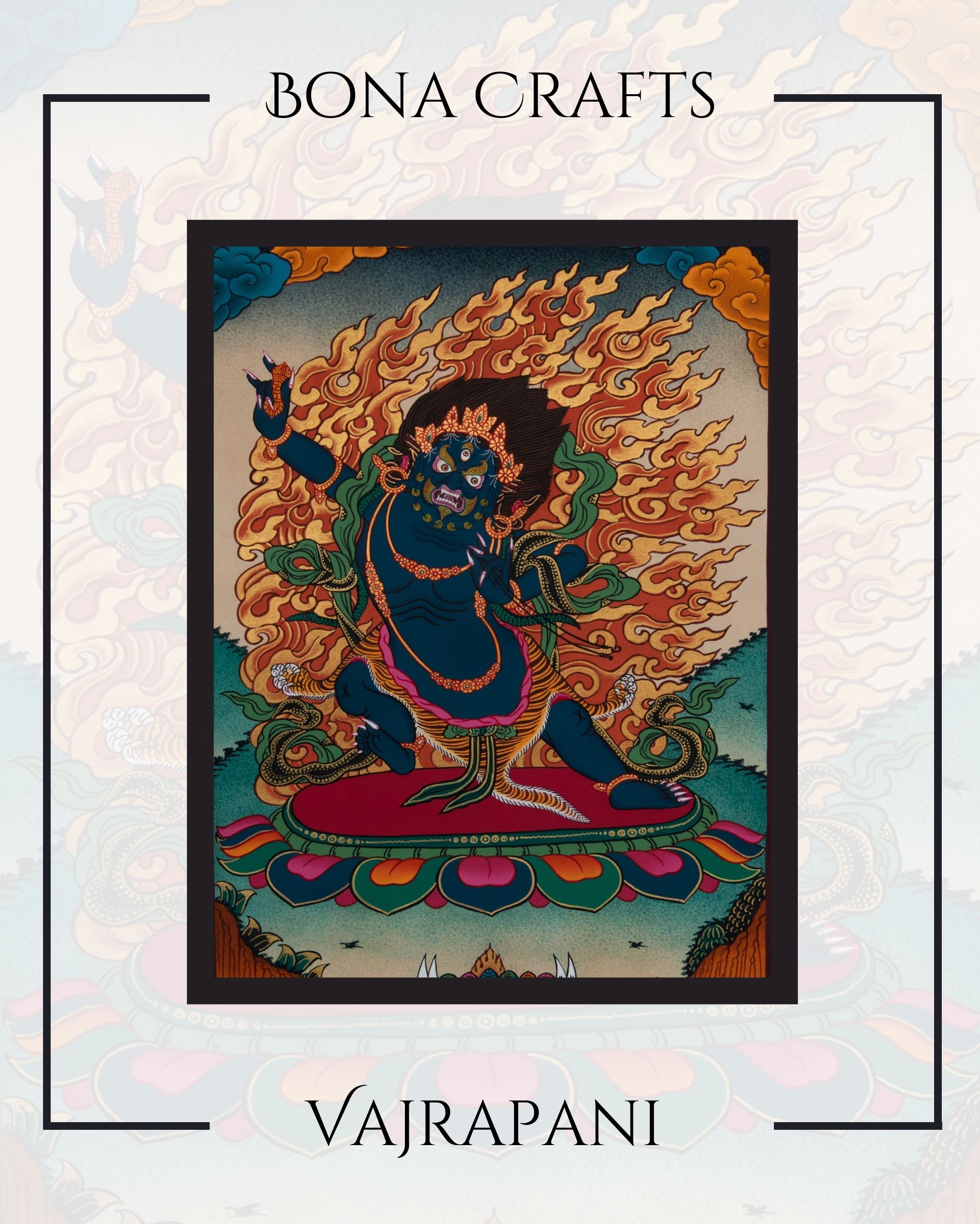 Vajrapani Thanka painting Nepal